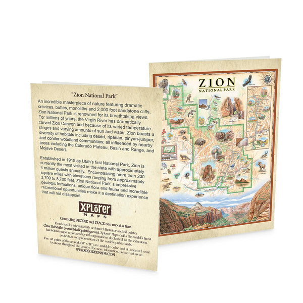 Zion National Park Notecard Greeting Card